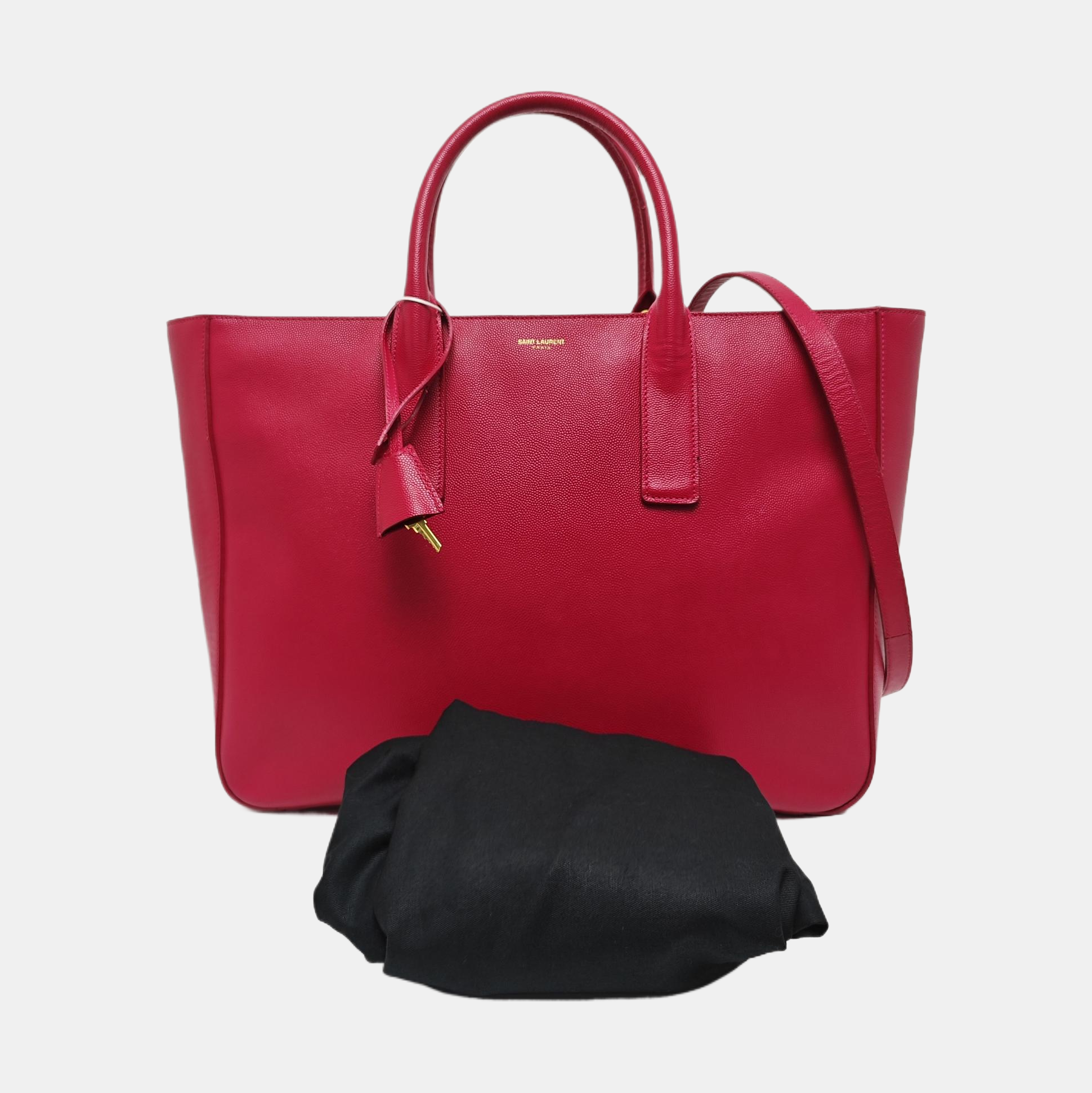 Calfskin Shoulder Bag Red