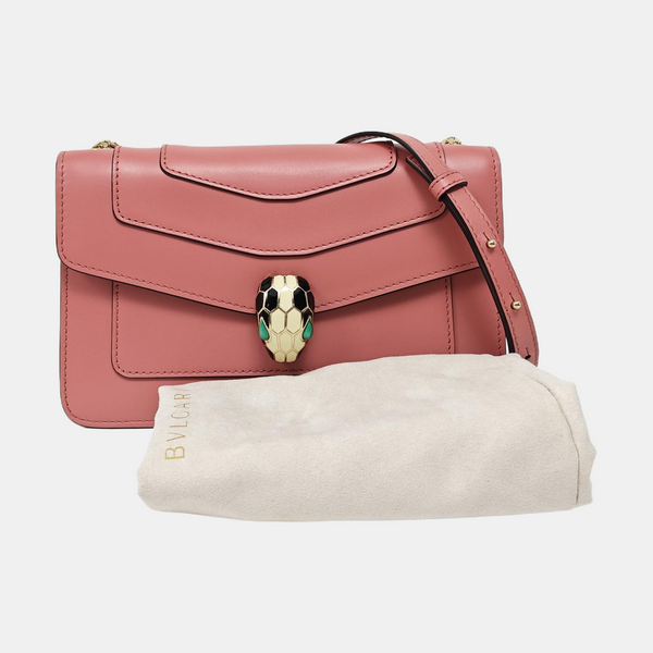 SERPENTI FOREVER Small Calfskin Pink