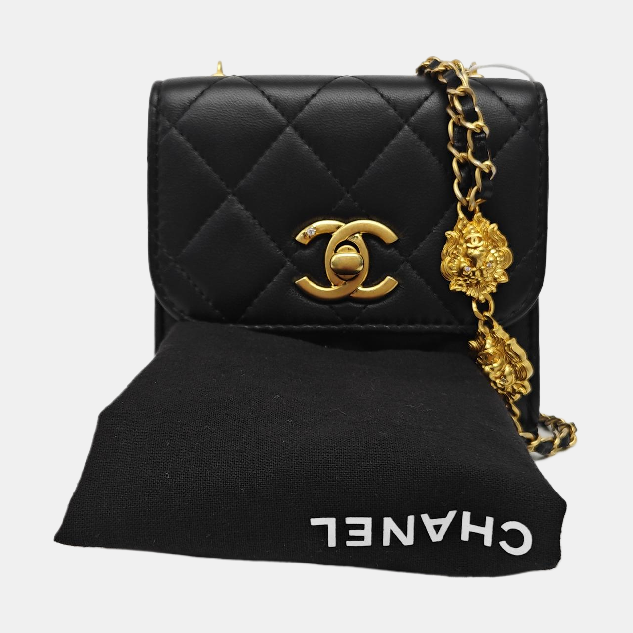 TRENDY CC Quilted Lambskin Black