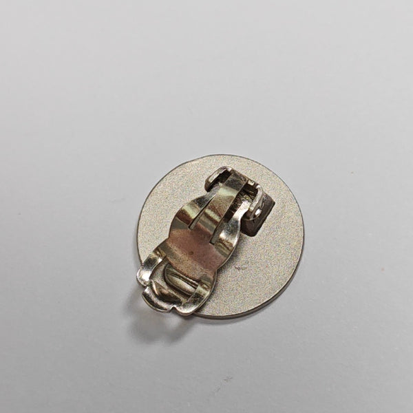 Metal Silver Clip On Earrings