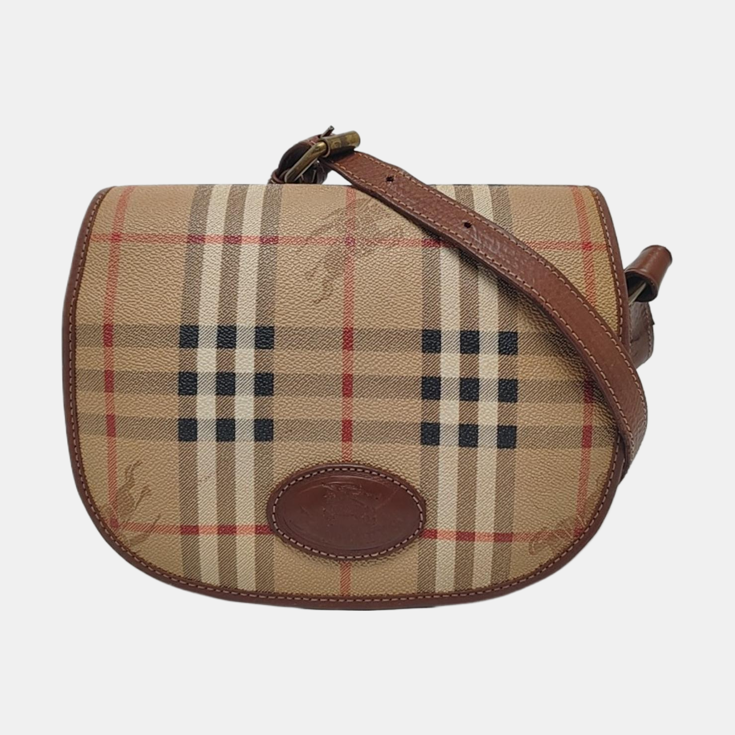Coated Canvas Small Beige