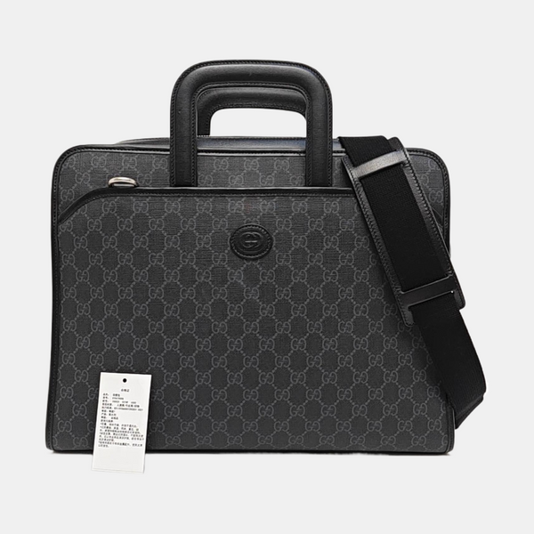Retro Monogram Coated Canvas Black