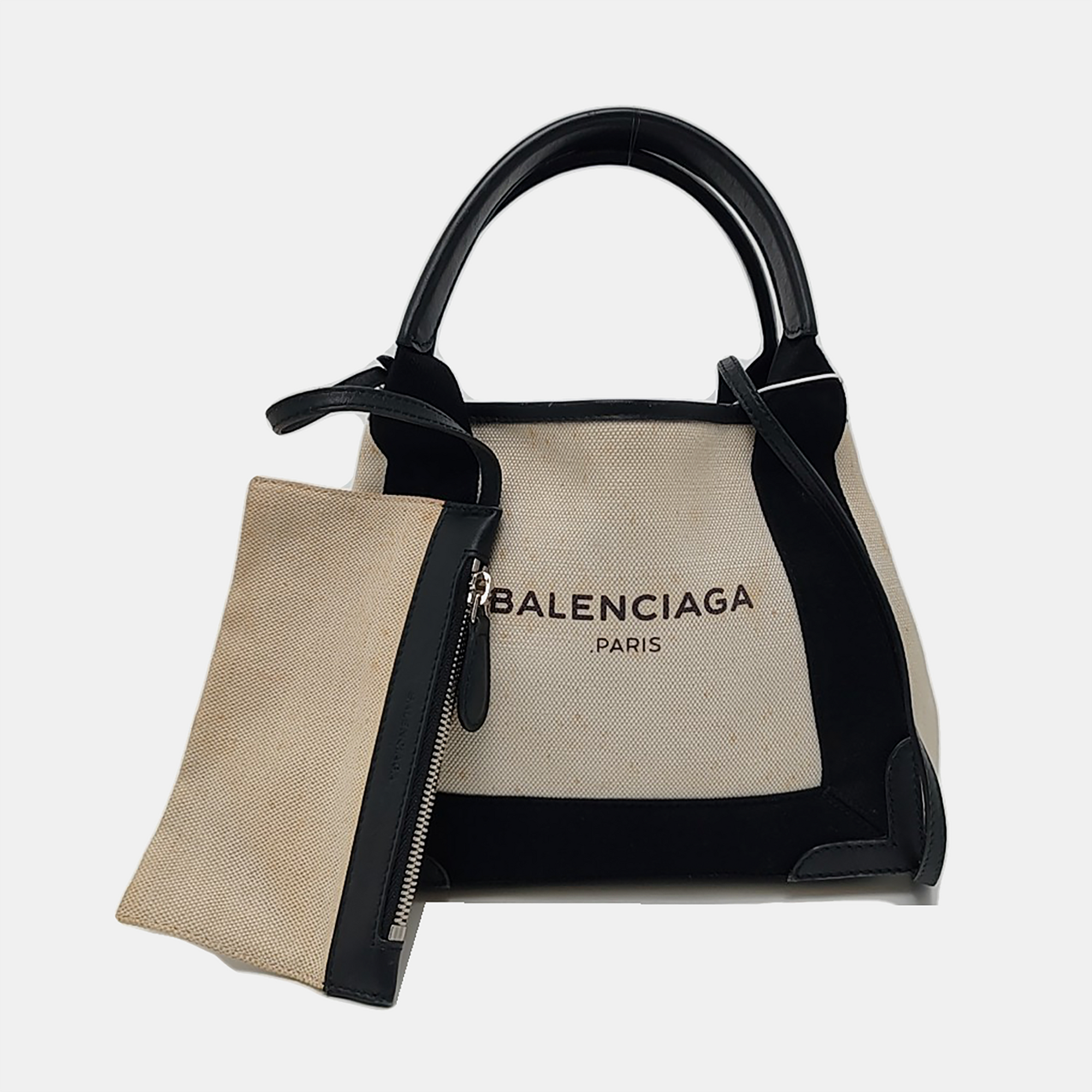 Navy Mini Canvas White