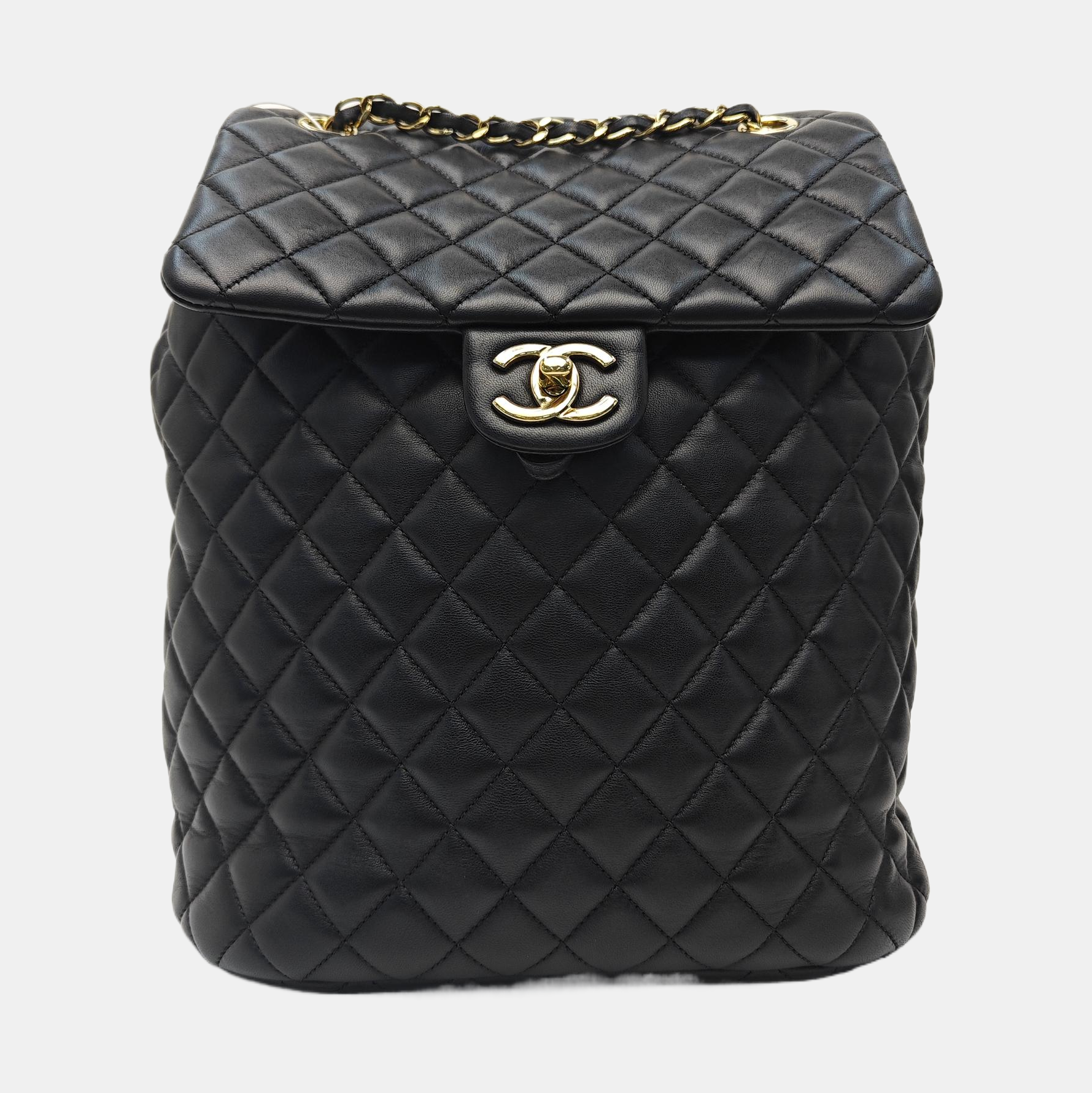 URBAN SPIRIT Quilted Calfskin Black