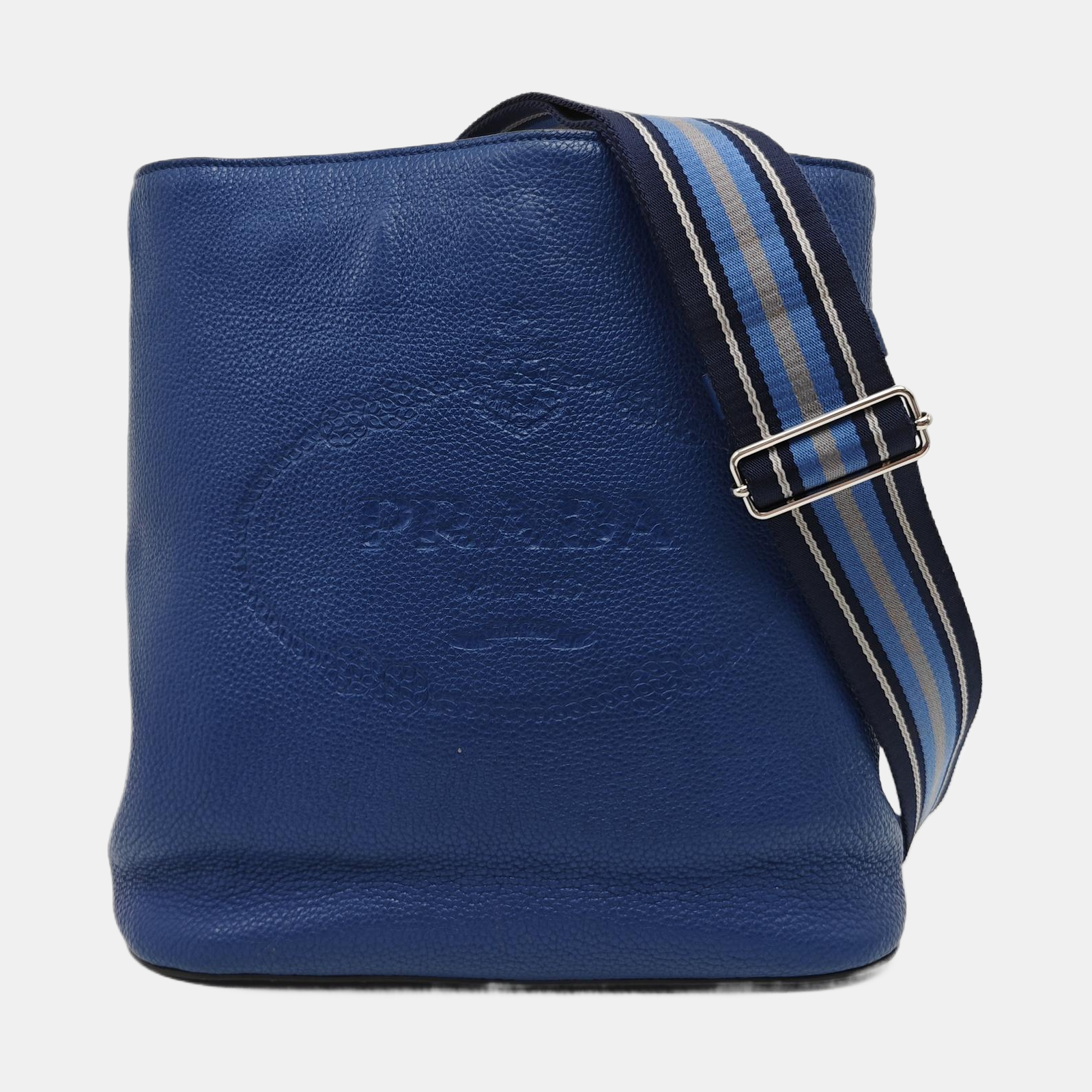 Calfskin Shoulder Bag Blue