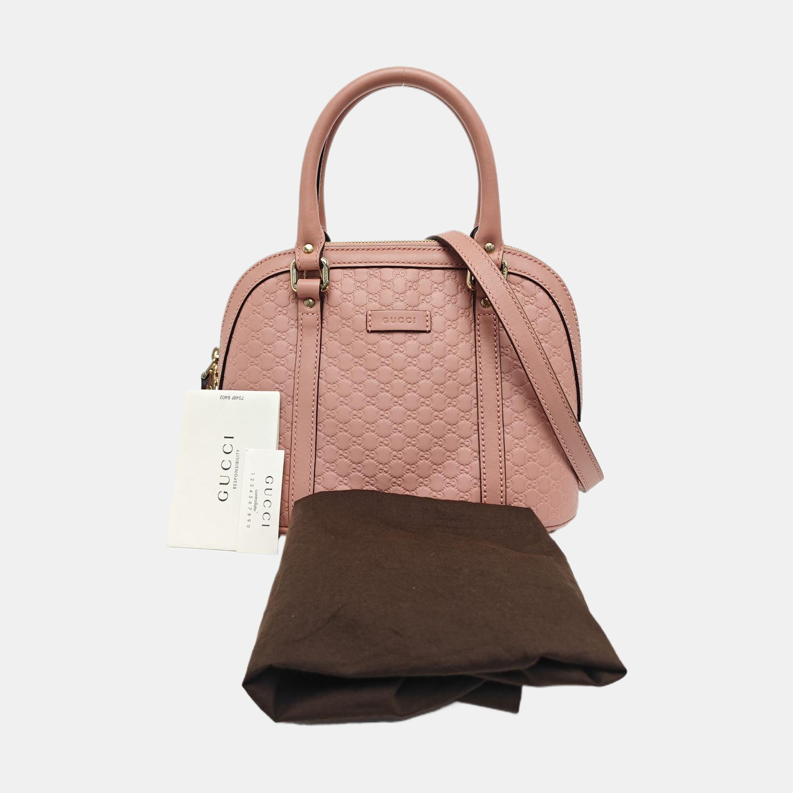 Microguccissima Monogram Calfskin Pink