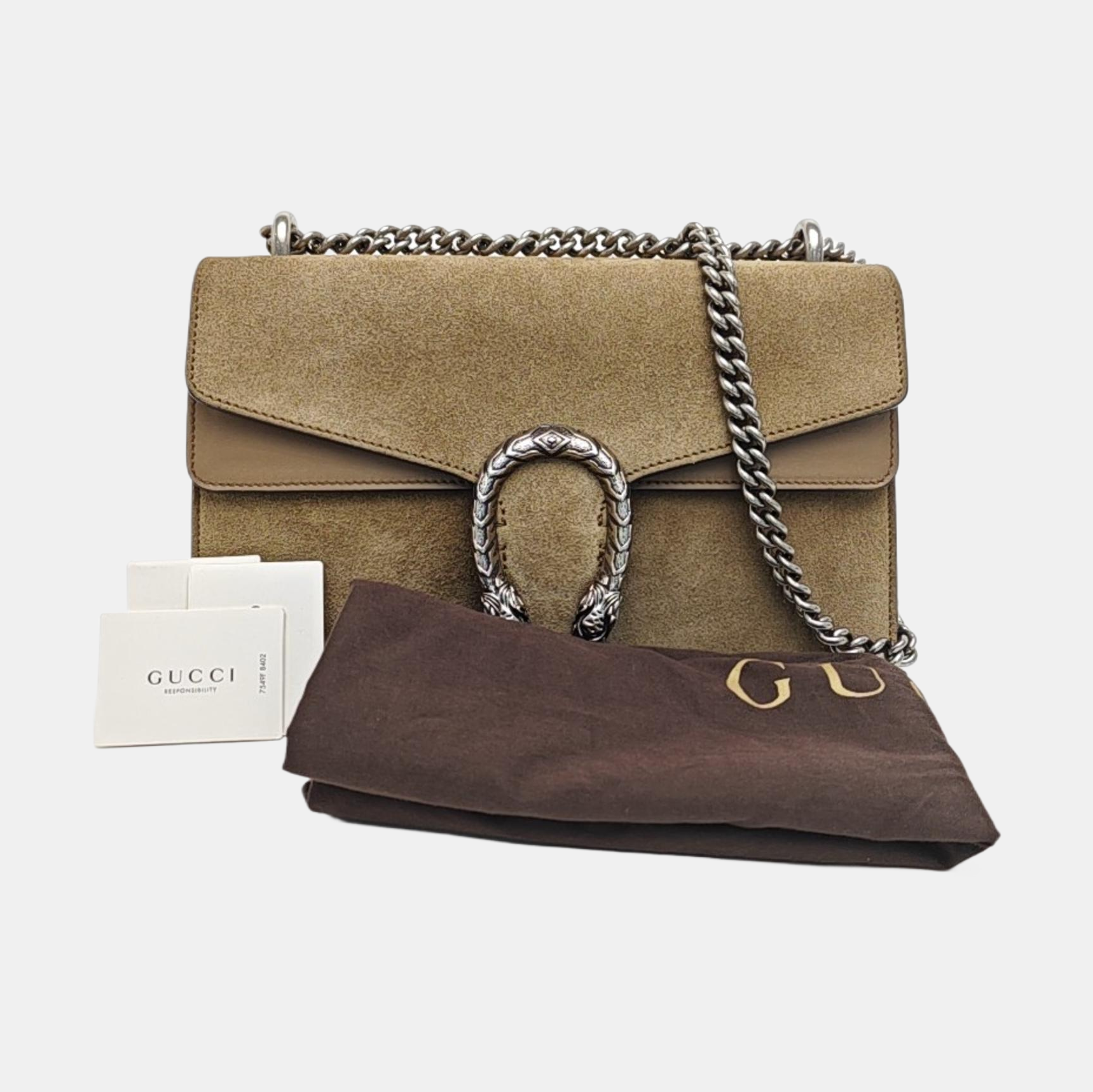 Dionysus Small Suede Gray