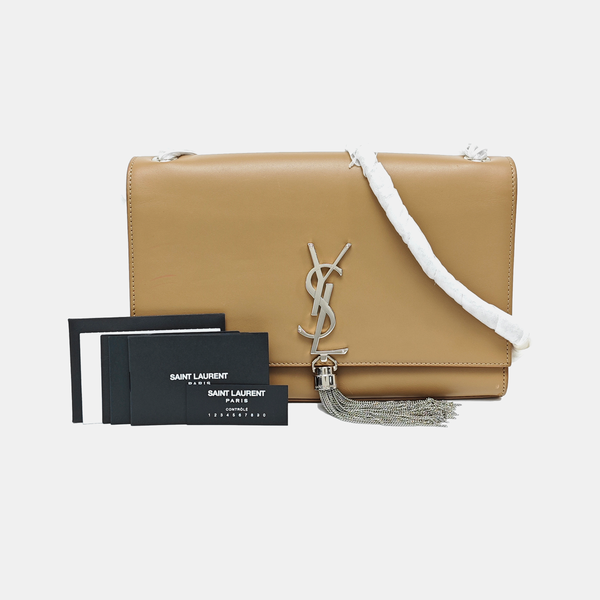 Authenticated pre-owned  KATE Calfskin Brown - Shoulder Bag at Looply