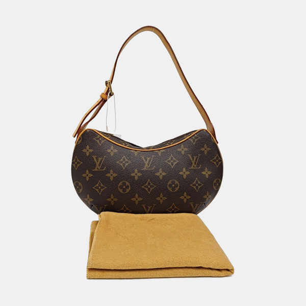 CROISSANT PM Monogram Coated Canvas Brown