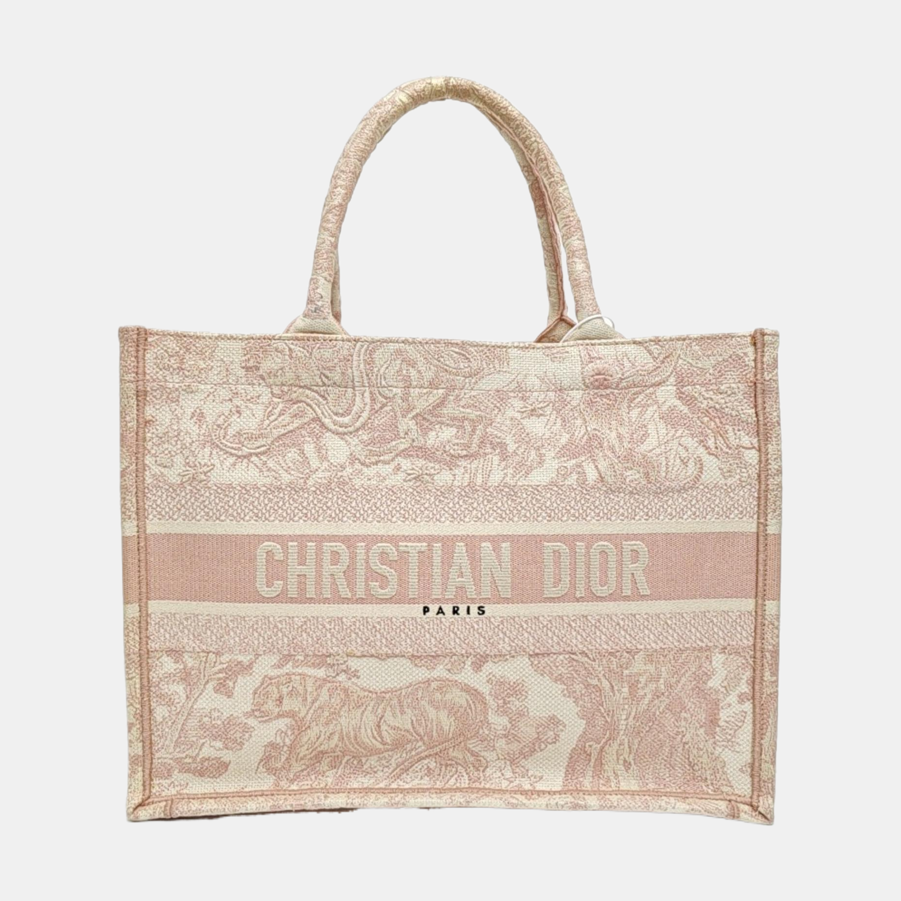 Book Tote Medium Canvas Pink
