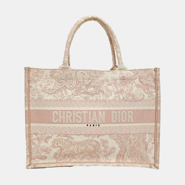 Book Tote Medium Canvas Pink