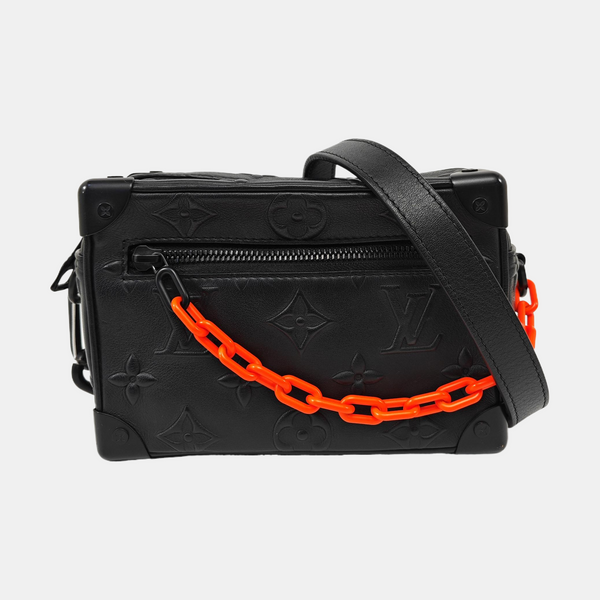 SOFT TRUNK Mini Calfskin Black