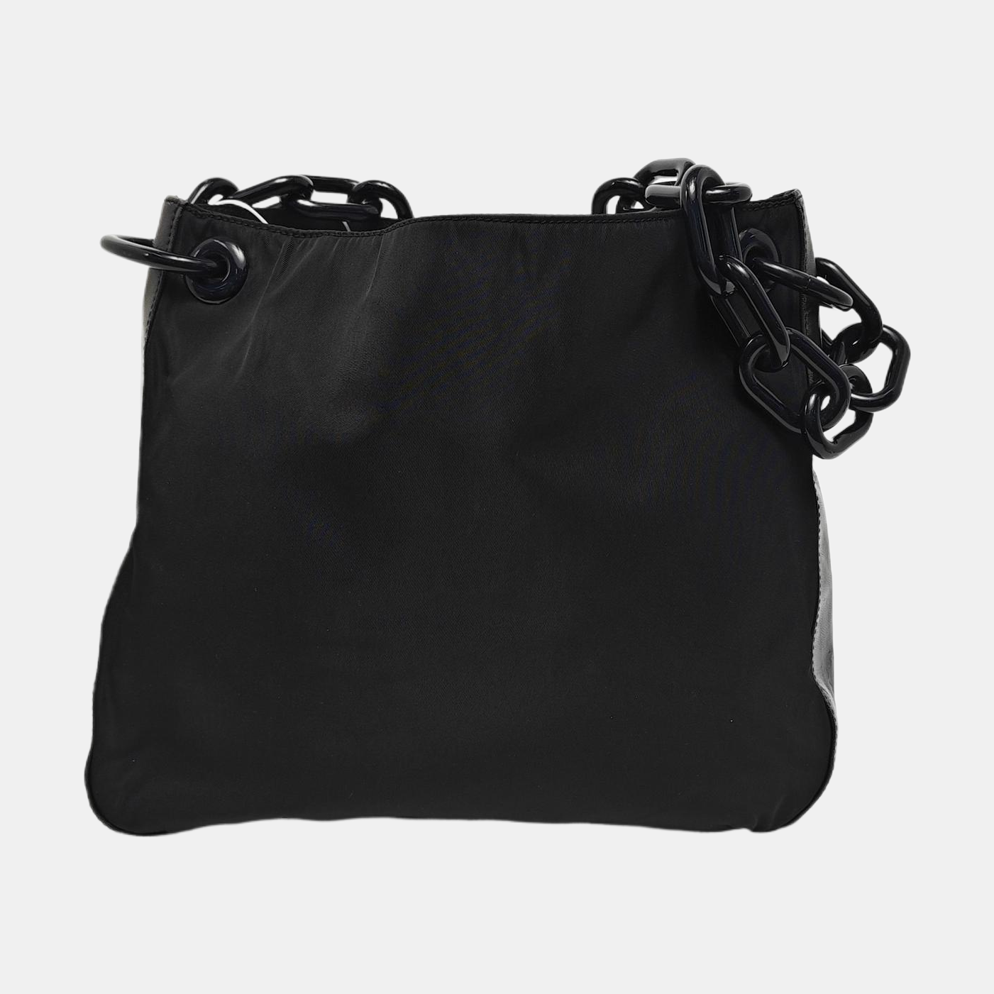 Nylon Shoulder Bag Black