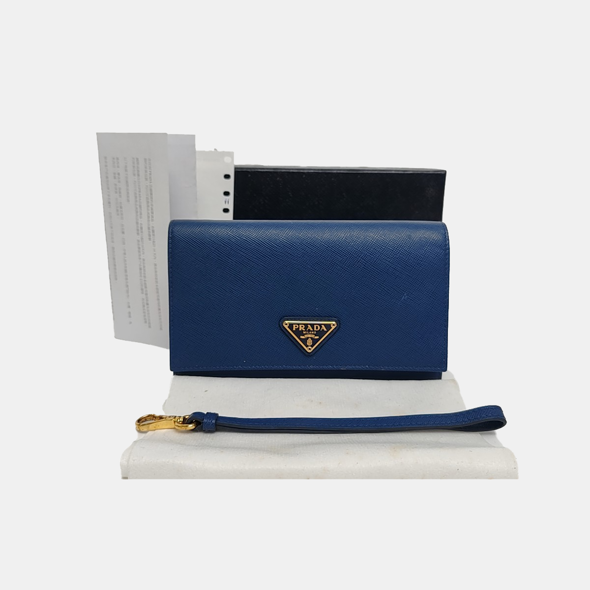 Leather Wallet Blue