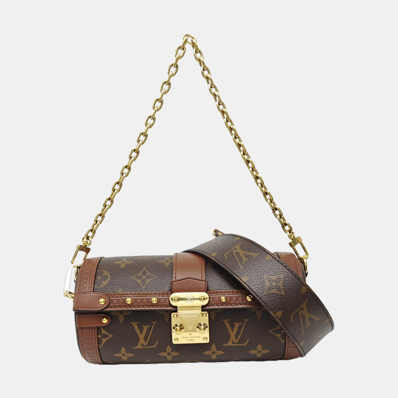PAPILLON 19 Monogram Coated Canvas Brown