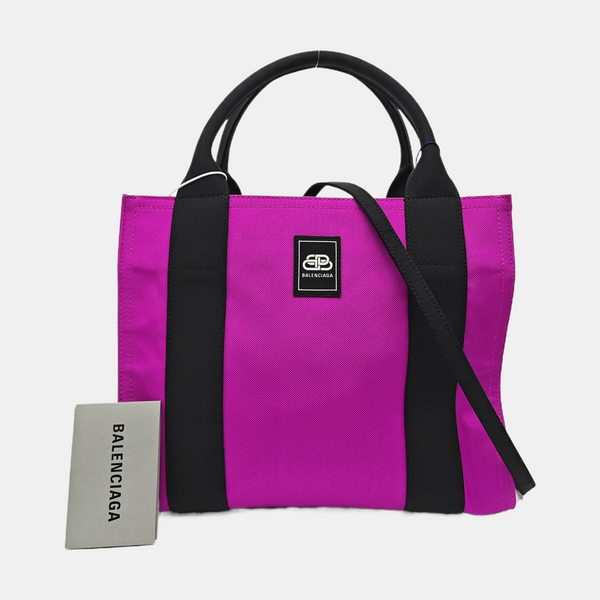 Fabric Tote Bag Purple