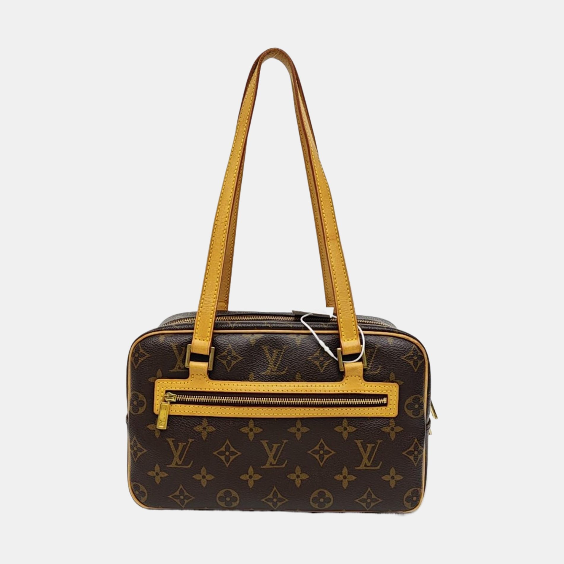 CITE MM Monogram Coated Canvas Brown