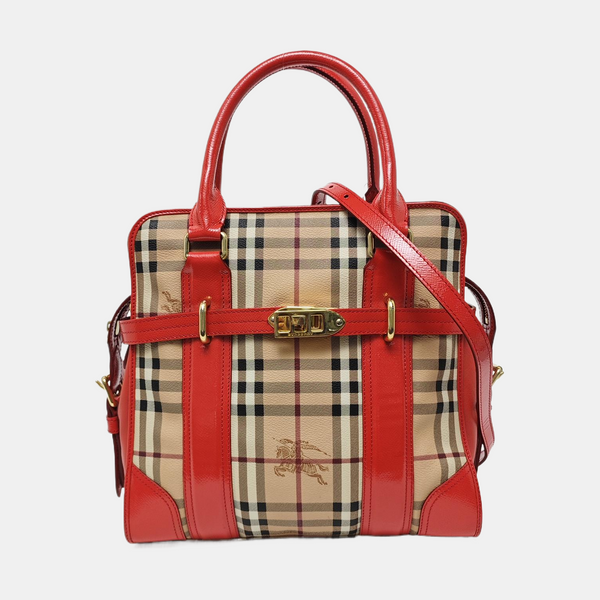 Minford Small Coated Canvas Beige