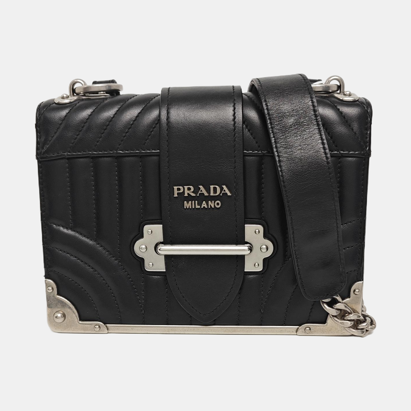 Cahier Quilted Lambskin Black