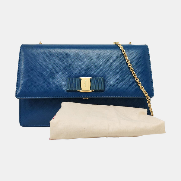 Ginny Calfskin Blue