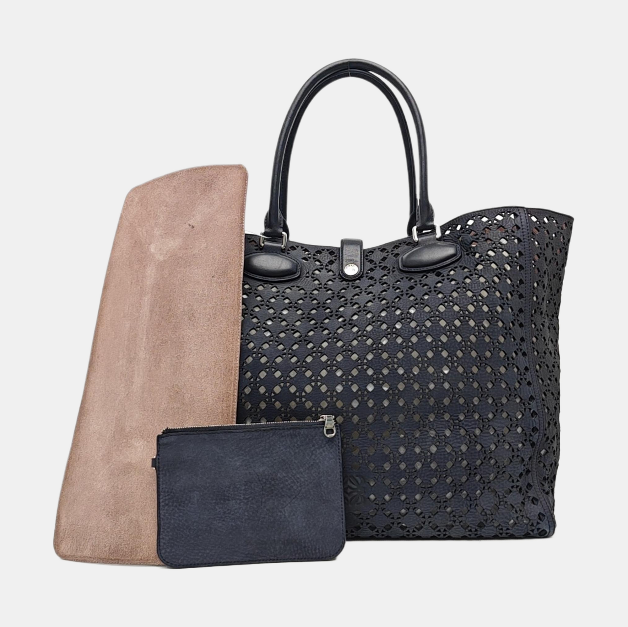 Calfskin Tote Bag Black