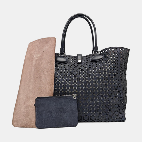 Calfskin Tote Bag Black