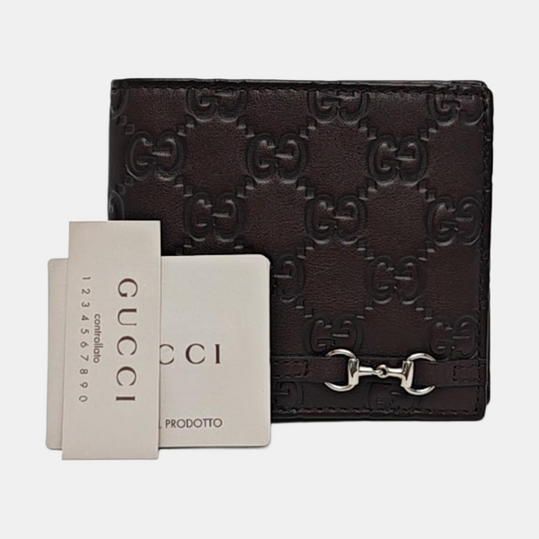 Signature Monogram Calfskin Brown