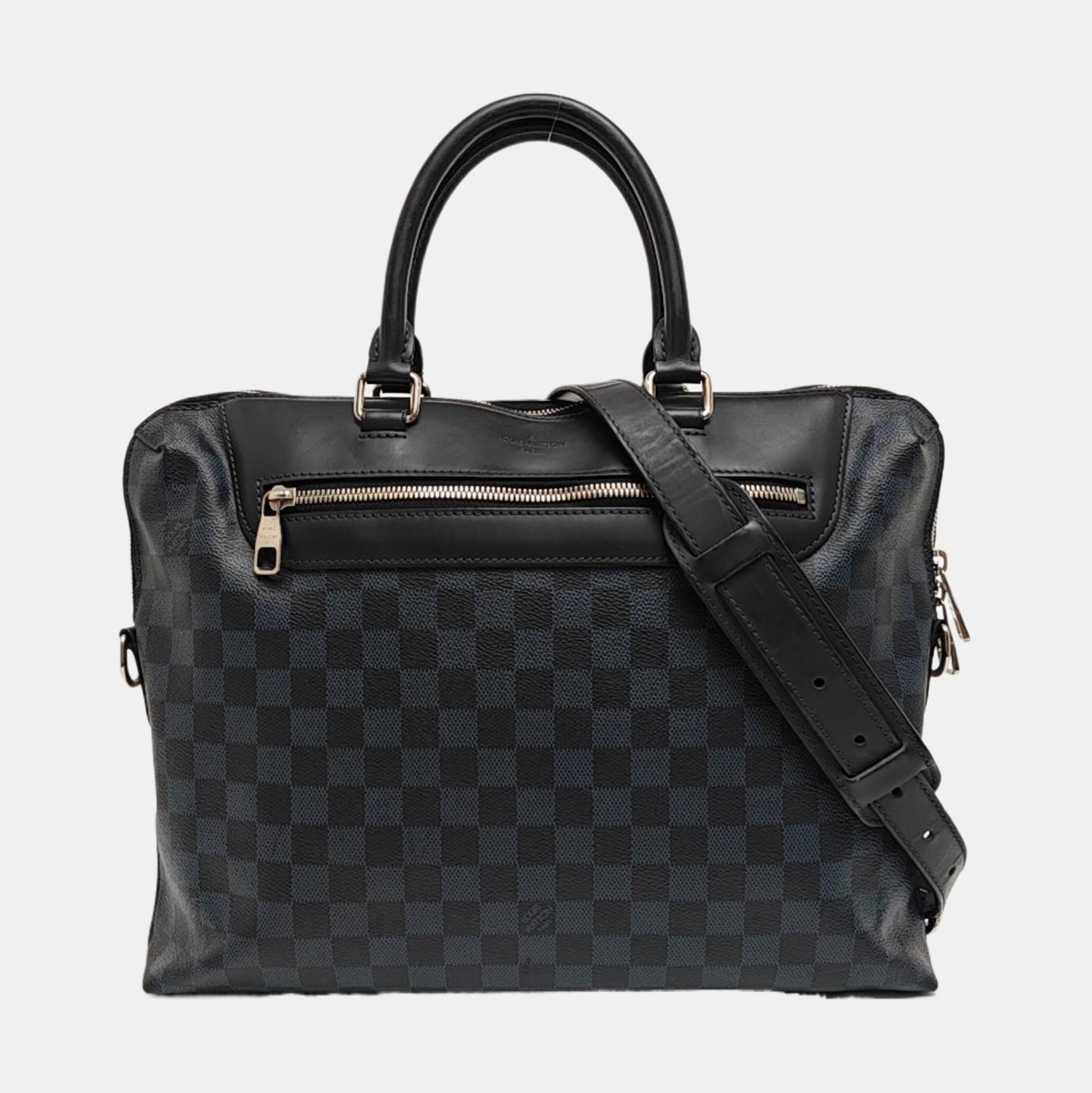 PORTE-DOCUMENTS Damier Coated Canvas Blue