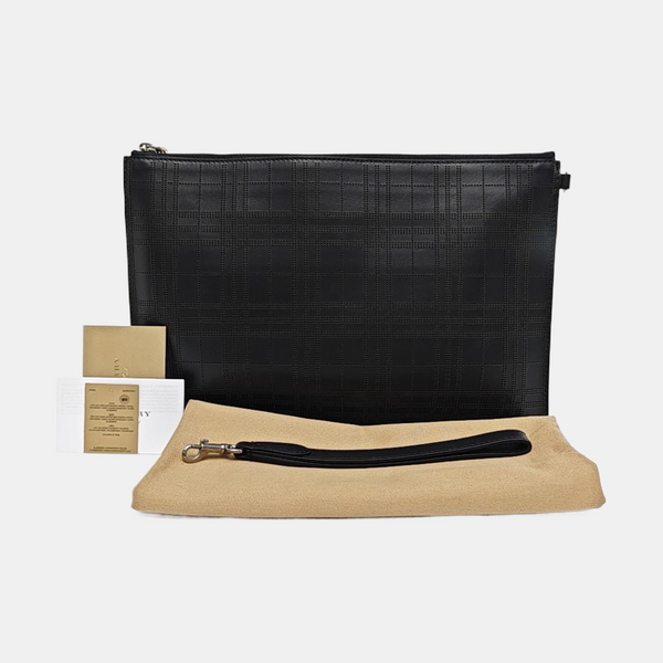 Calfskin Clutch Black