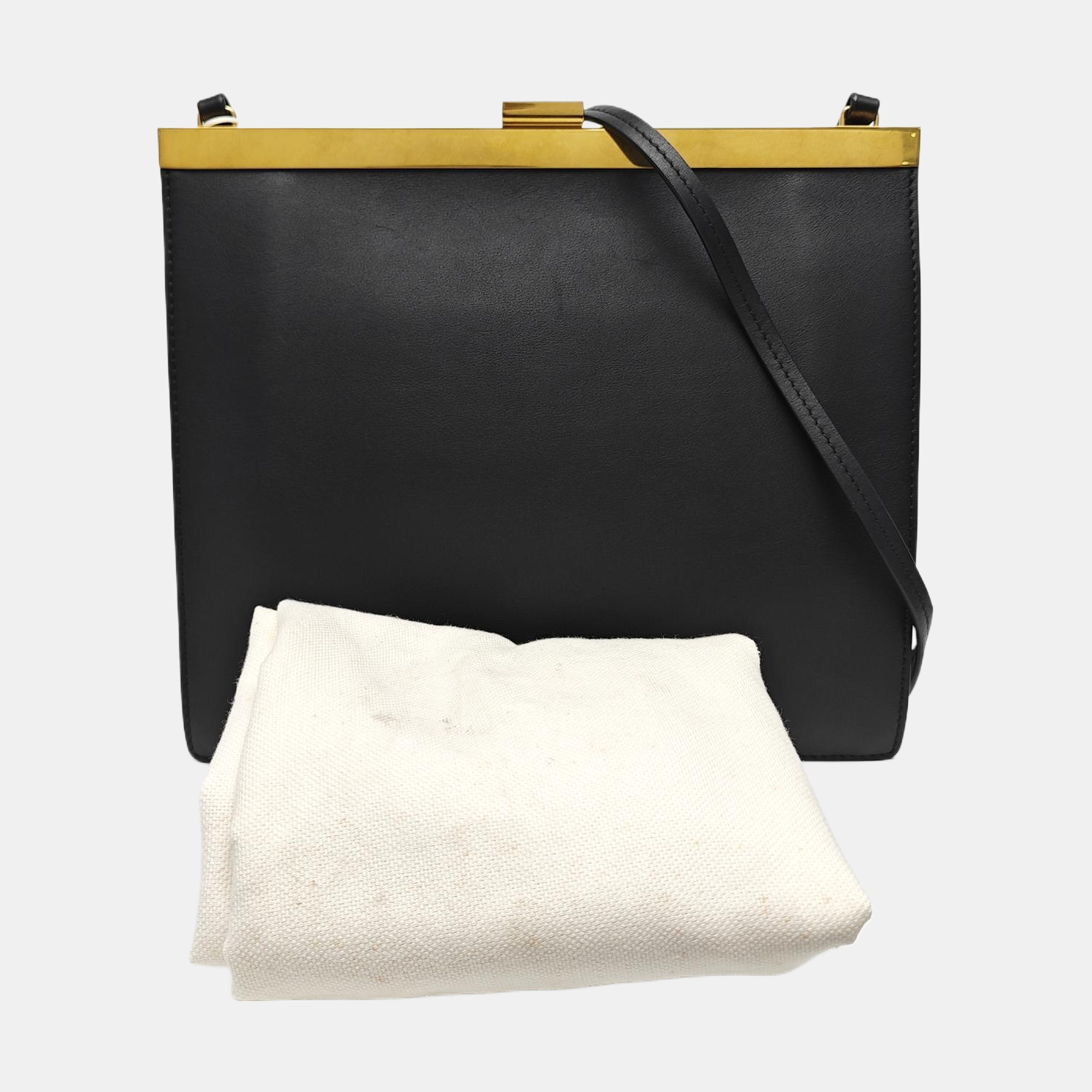 CLASP Mini Calfskin Black