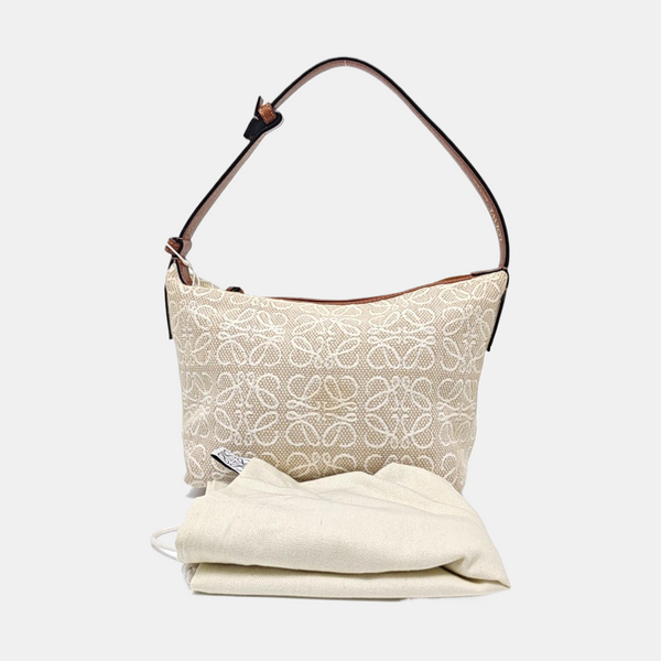 Anagram Small Monogram Canvas Beige