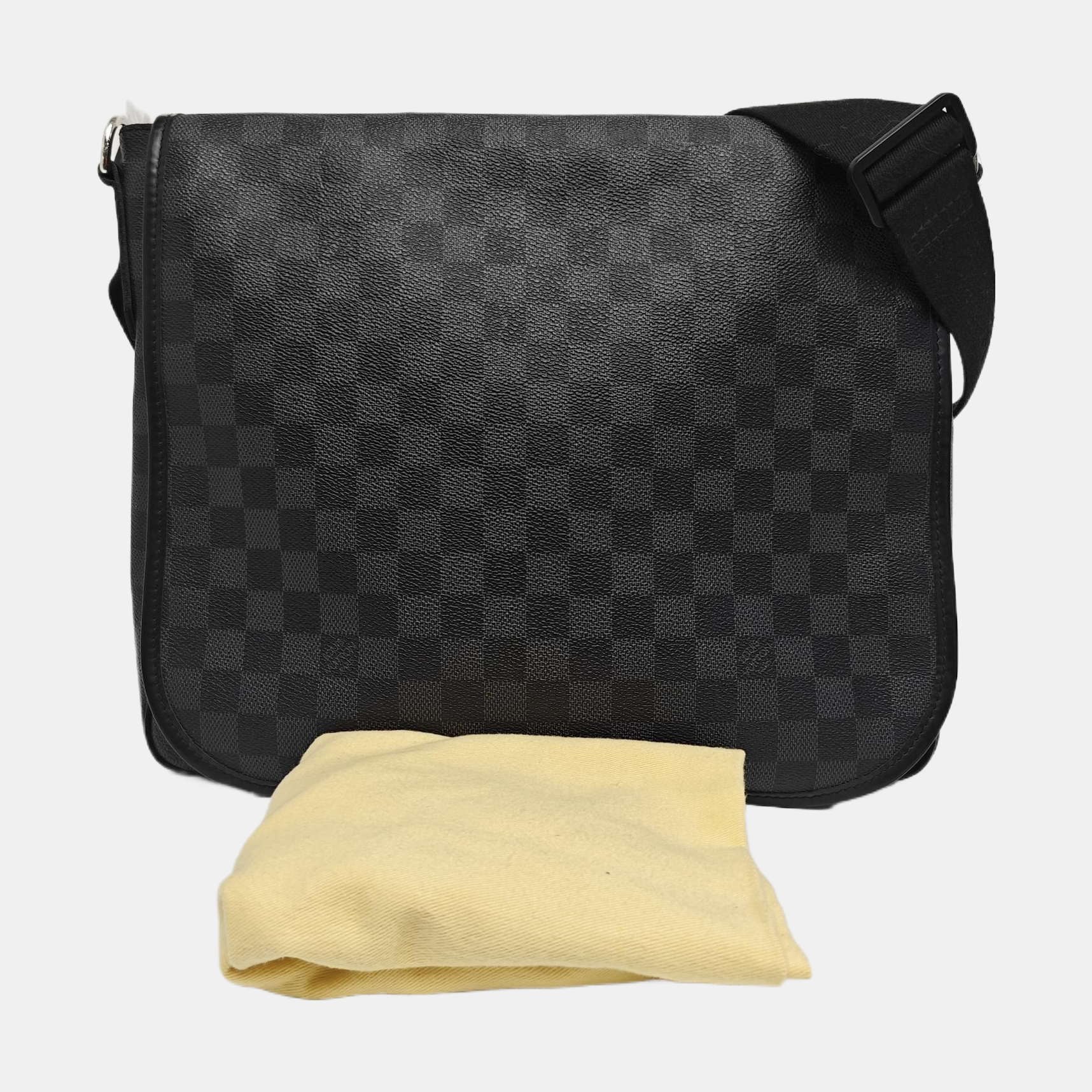 DANIEL Damier Graphite Coated Canvas Gray