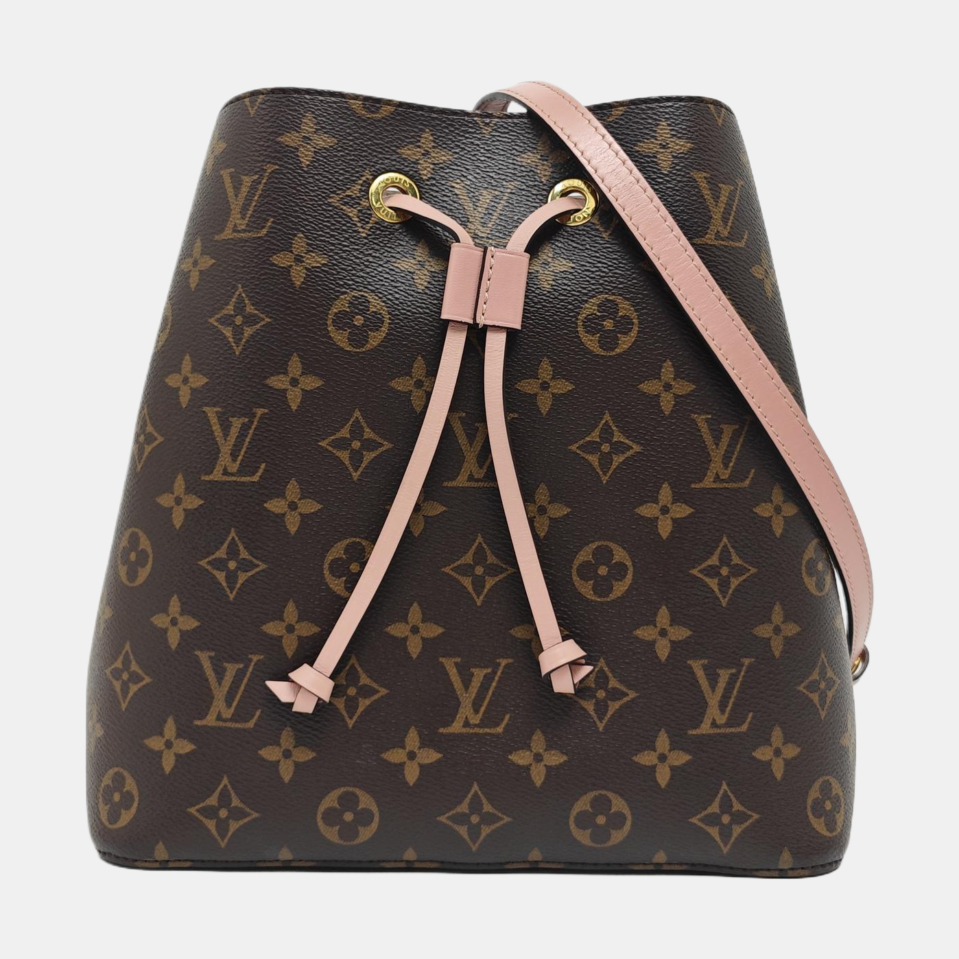 NÉONOÉ MM Monogram Coated Canvas Brown