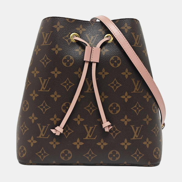 NÉONOÉ MM Monogram Coated Canvas Brown