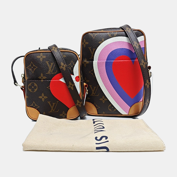 PANAME SET Monogram Coated Canvas Brown