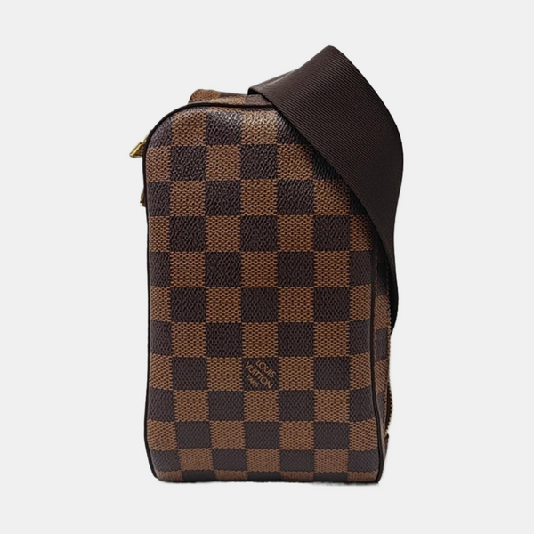 GÉRONIMOS Damier Ebene Coated Canvas Brown