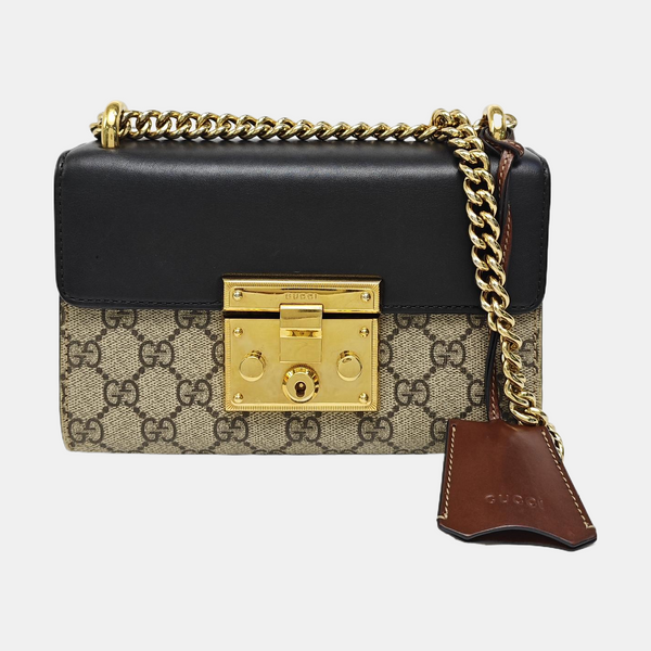 Padlock Small Monogram Coated Canvas Multicolor