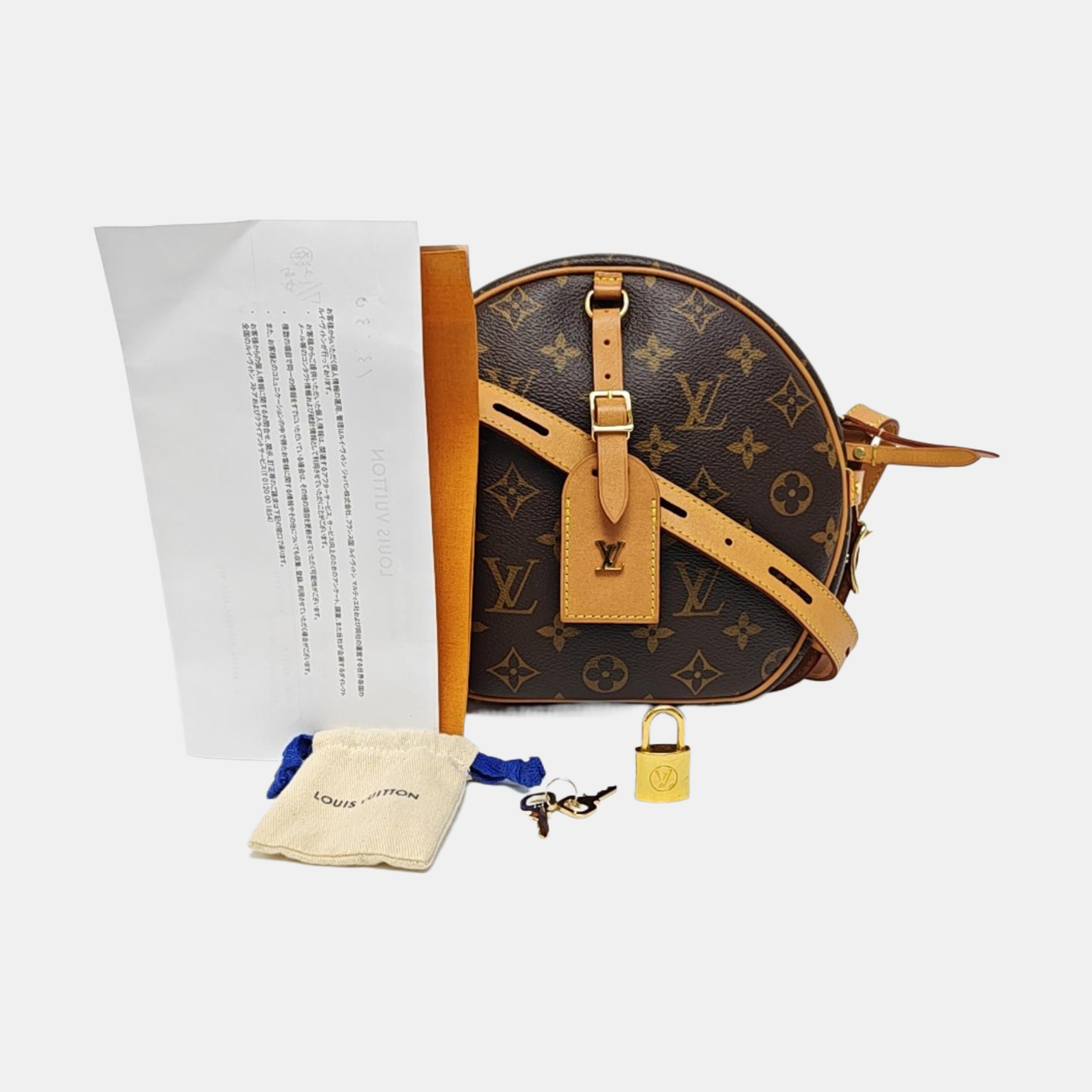 BOITE CHAPEAU MM Monogram Coated Canvas Brown