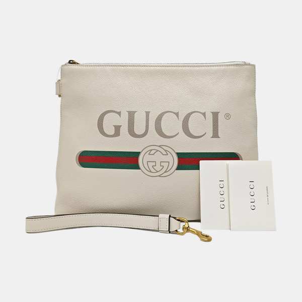 Print Calfskin White