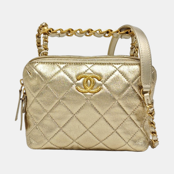 Quilted Lambskin Gold