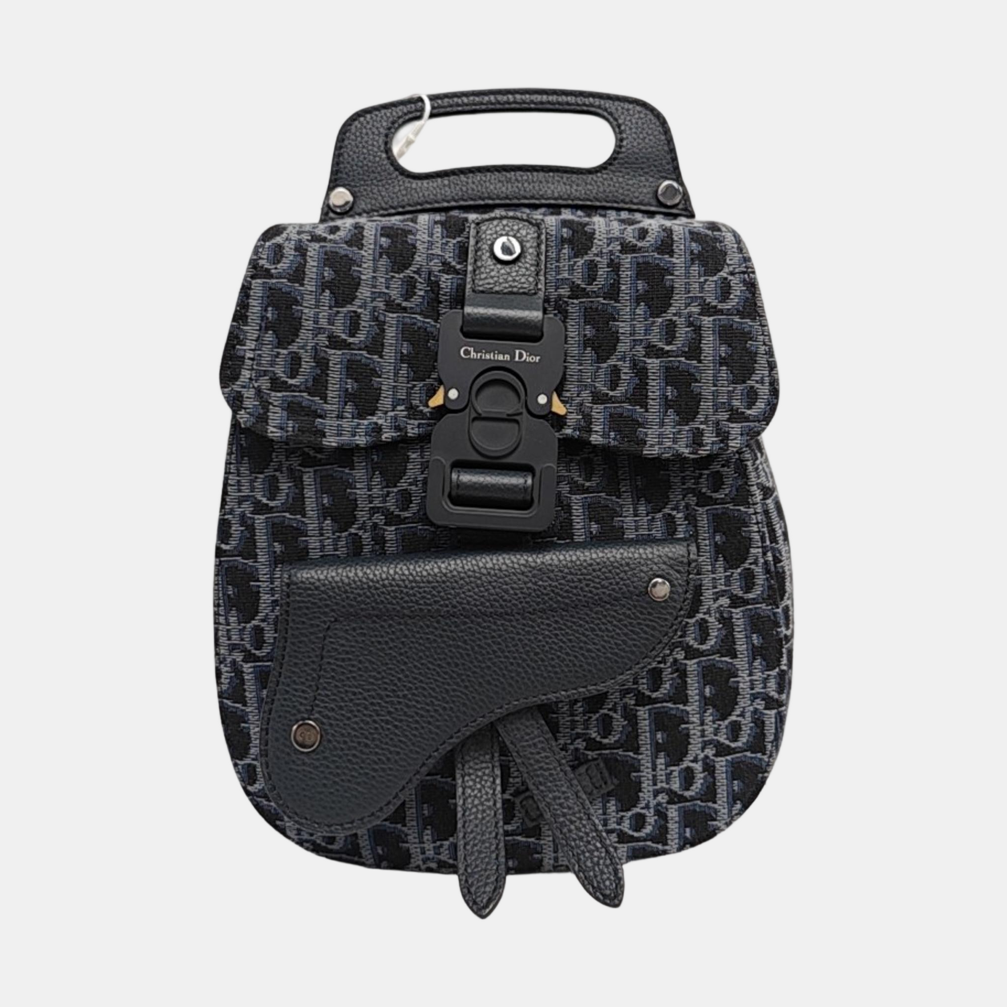 Authenticated pre-owned  Saddle Mini Monogram Canvas Blue - Backpack at Looply