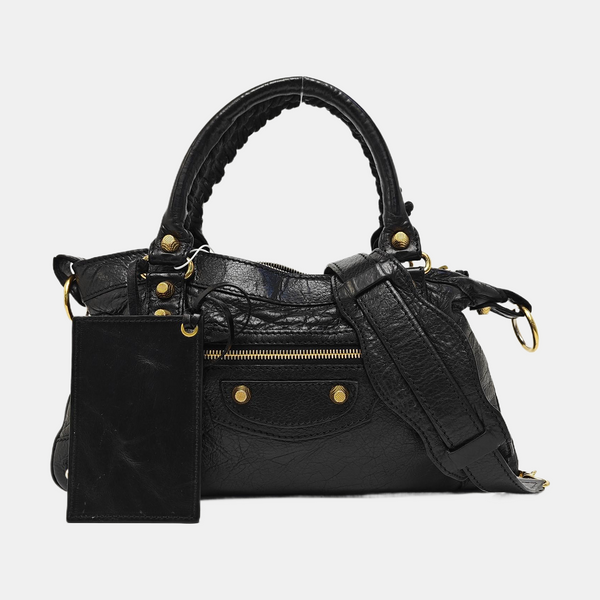 Classic City Small Lambskin Black