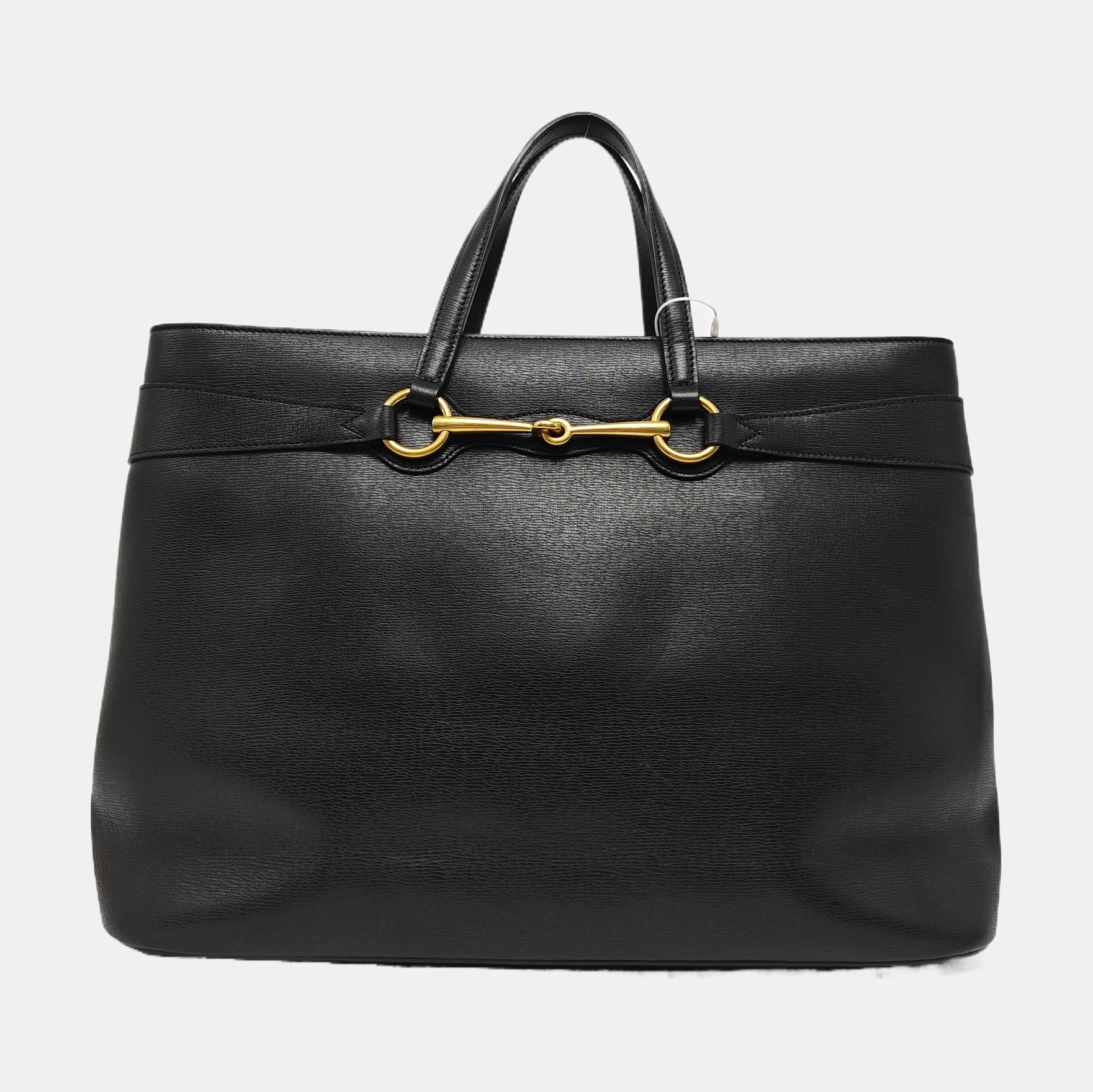 Horsebit Chain Calfskin Black