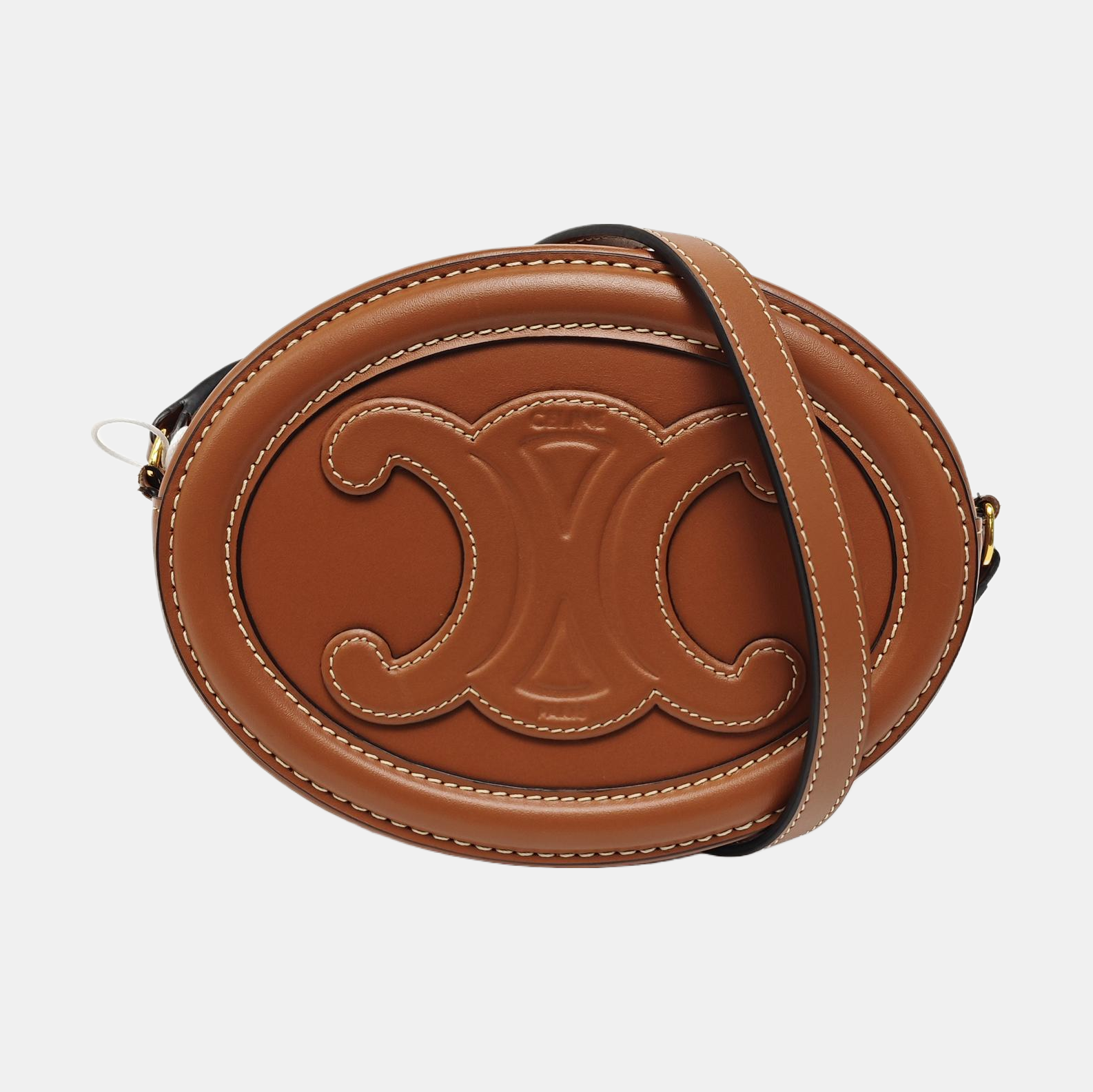 TRIOMPHE Small Calfskin Brown