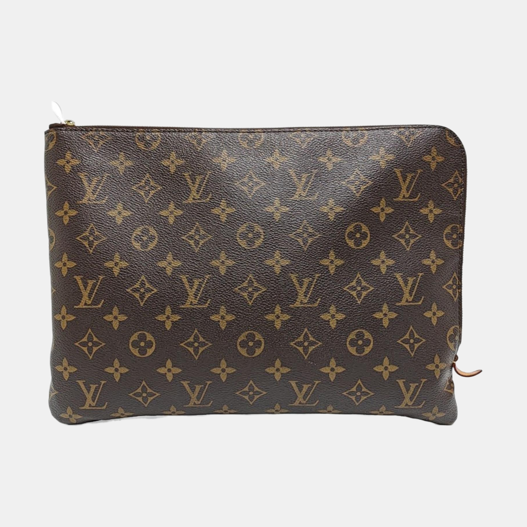 Etui Voyage MM Monogram Coated Canvas Brown