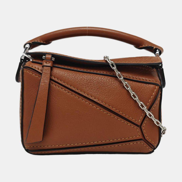 Puzzle Nano Calfskin Brown