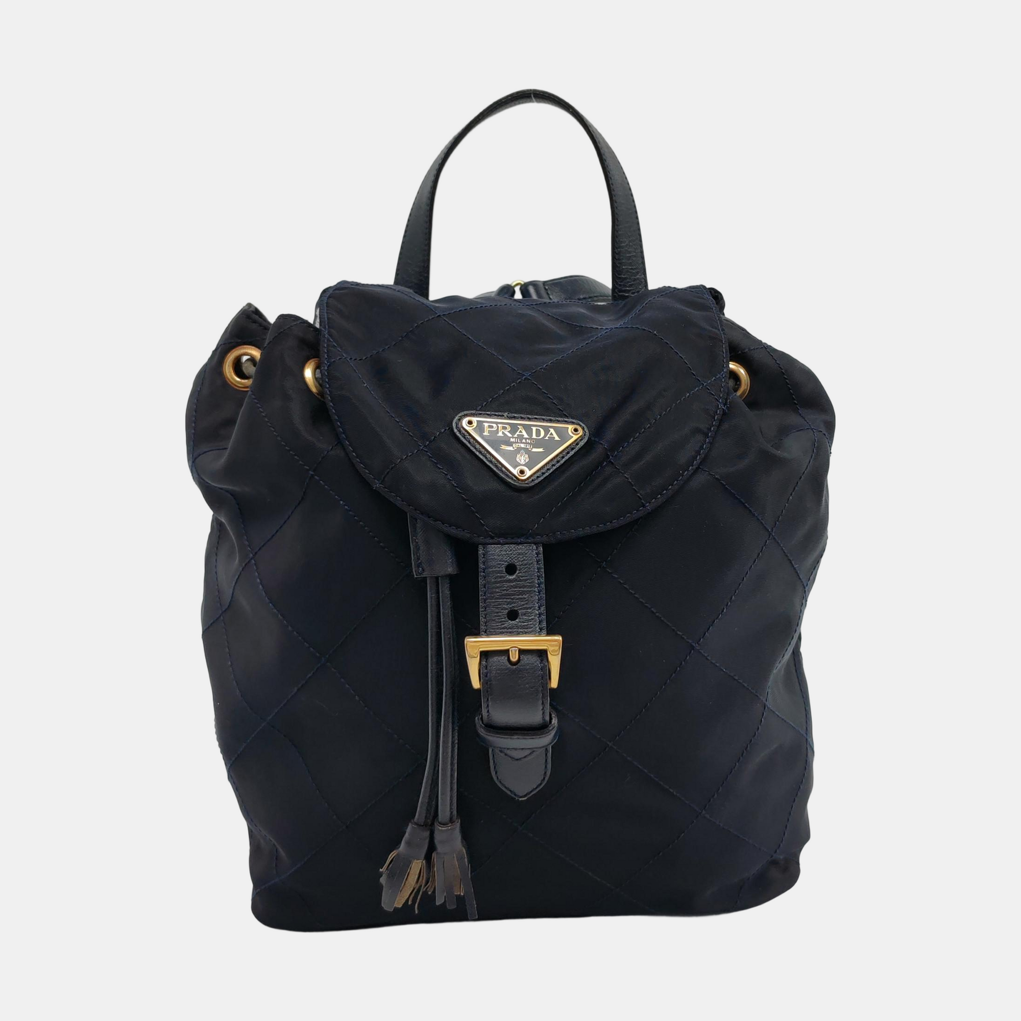 Vela Quilted Nylon Blue