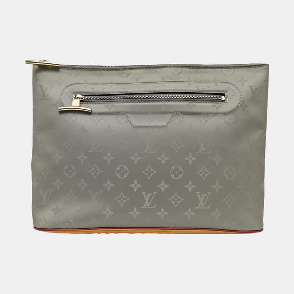 Monogram Coated Canvas Gray