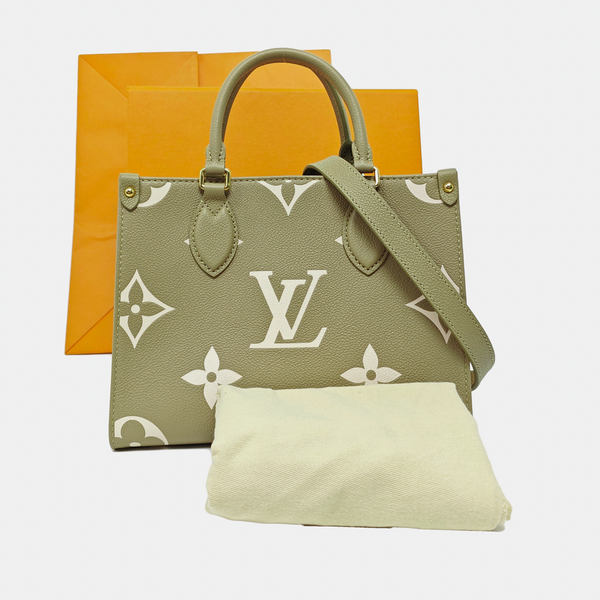 ONTHEGO PM Monogram Calfskin Green