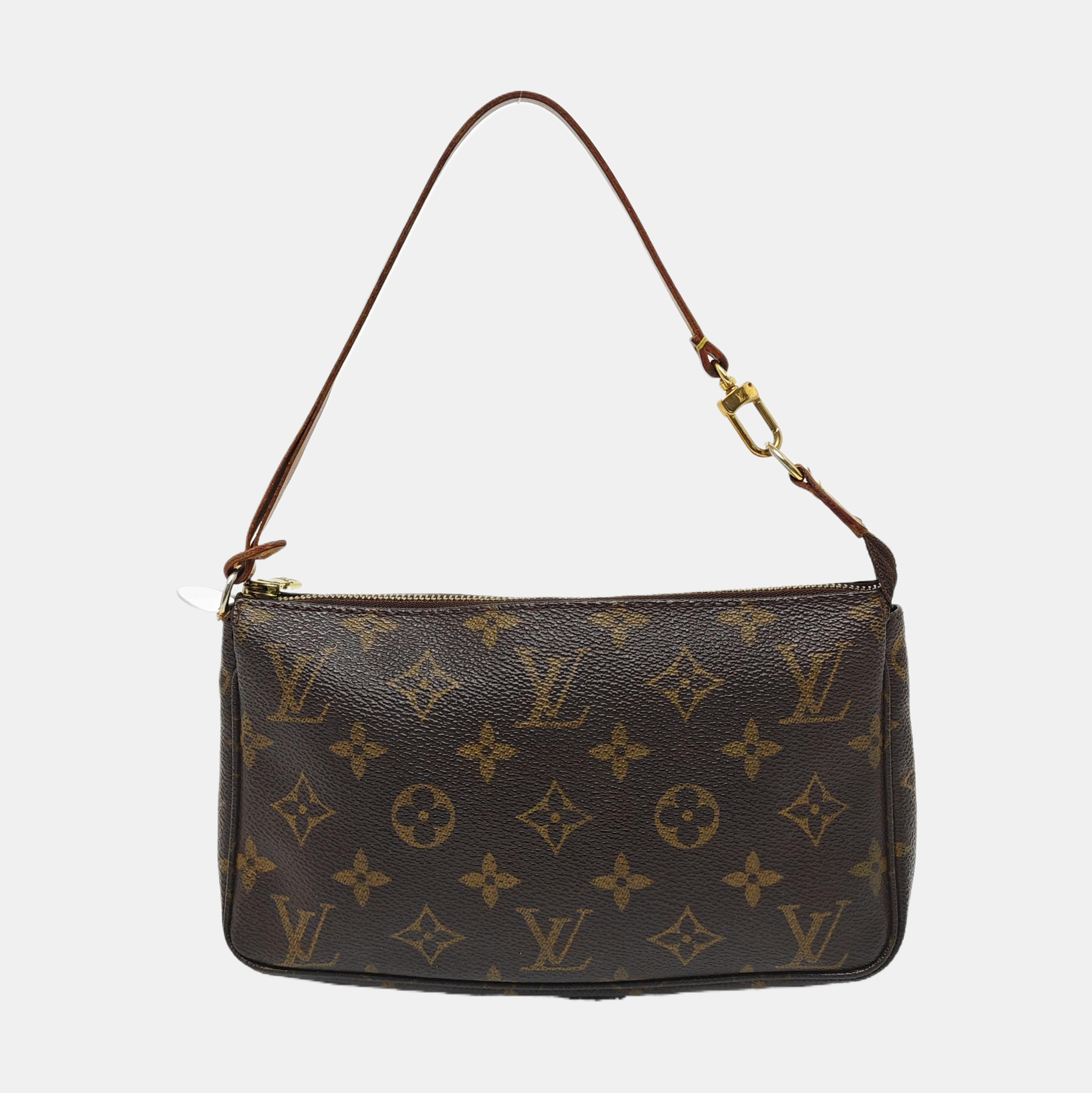 ACCESSOIRES Monogram Coated Canvas Brown